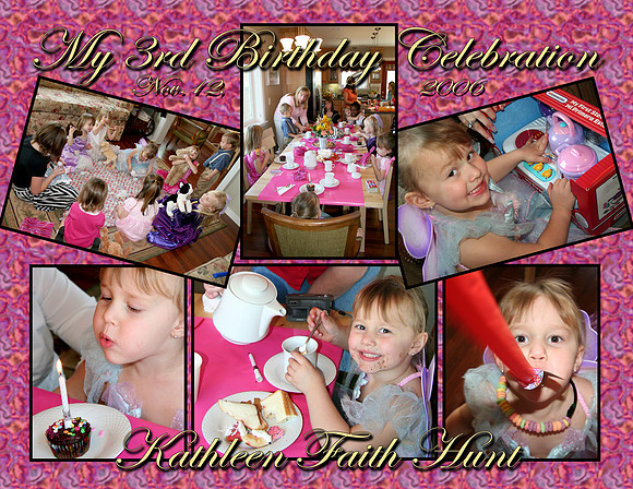 Bday collage