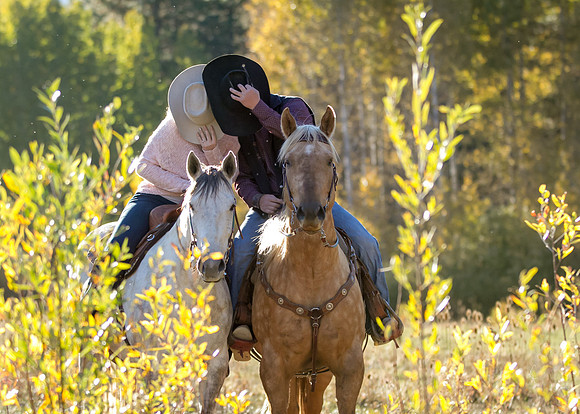 Equine, Cowboy, Unicorn & Little Cowfolk portrait photo shoot mt shasta northern california