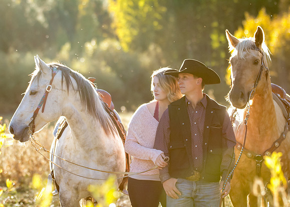 Equine, Cowboy, Unicorn & Little Cowfolk portrait photo shoot mt shasta northern california