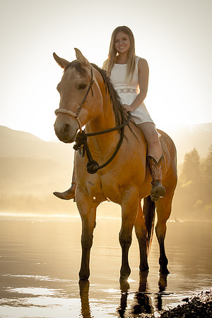 Equine, Cowboy, Unicorn & Little Cowfolk portrait photo shoot mt shasta northern california