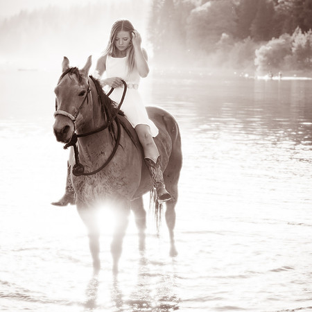 Equine, Cowboy, Unicorn & Little Cowfolk portrait photo shoot mt shasta northern california