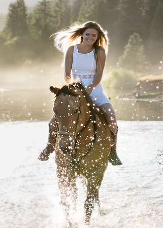 Equine, Cowboy, Unicorn & Little Cowfolk portrait photo shoot mt shasta northern california