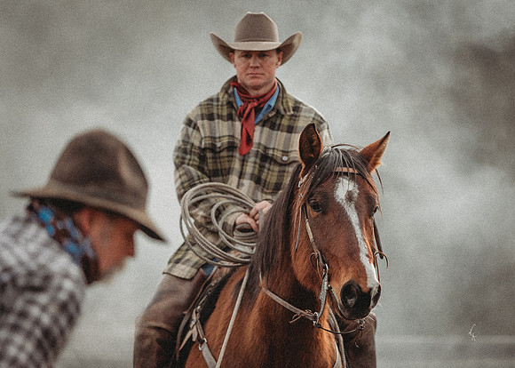 Equine, Cowboy, Unicorn & Little Cowfolk portrait photo shoot mt shasta northern california