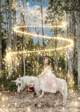 Equine, Cowboy, Unicorn & Little Cowfolk portrait photo shoot mt shasta northern california