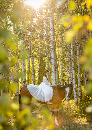Equine, Cowboy, Unicorn & Little Cowfolk portrait photo shoot mt shasta northern california