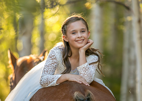 Equine, Cowboy, Unicorn & Little Cowfolk portrait photo shoot mt shasta northern california