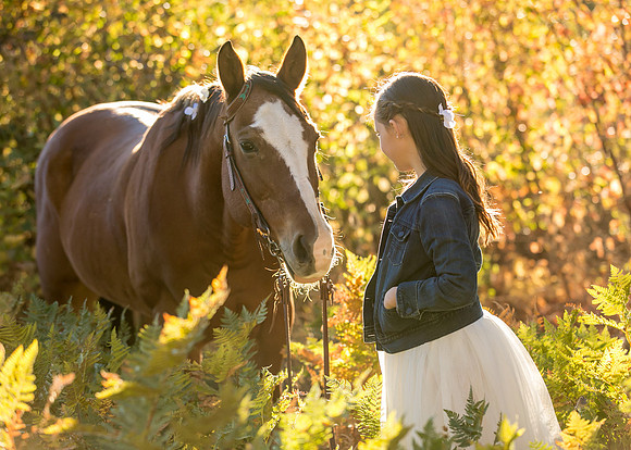 Equine, Cowboy, Unicorn & Little Cowfolk portrait photo shoot mt shasta northern california