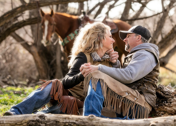 Equine, Cowboy, Unicorn & Little Cowfolk portrait photo shoot mt shasta northern california