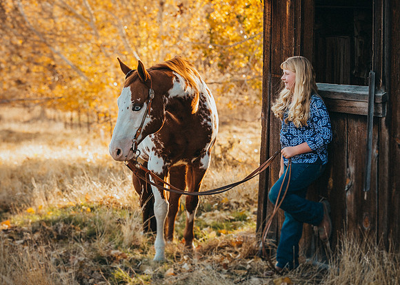 Equine, Cowboy, Unicorn & Little Cowfolk portrait photo shoot mt shasta northern california