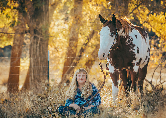 Equine, Cowboy, Unicorn & Little Cowfolk portrait photo shoot mt shasta northern california