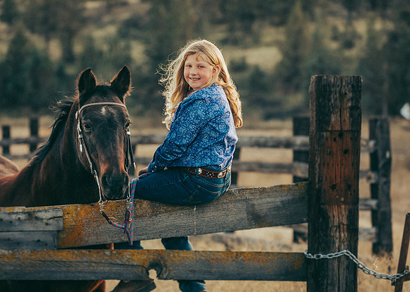 Equine, Cowboy, Unicorn & Little Cowfolk portrait photo shoot mt shasta northern california
