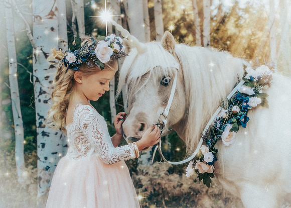 Equine, Cowboy, Unicorn & Little Cowfolk portrait photo shoot mt shasta northern california