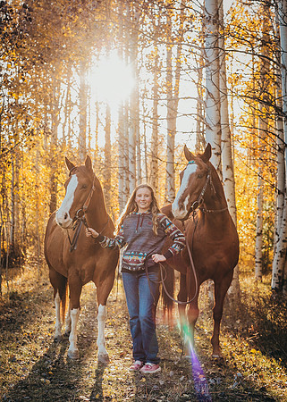 Equine, Cowboy, Unicorn & Little Cowfolk portrait photo shoot mt shasta northern california