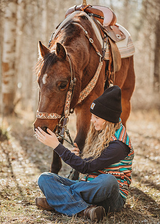 Equine, Cowboy, Unicorn & Little Cowfolk portrait photo shoot mt shasta northern california